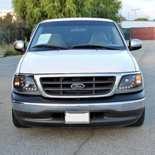 Load image into Gallery viewer, Spec-D Projector Headlights Ford F150 (97-04) Expedition (97-02) w/ SMD LED Light Strip - Black or Chrome - Matte Black/Clear Lens Alternate Image