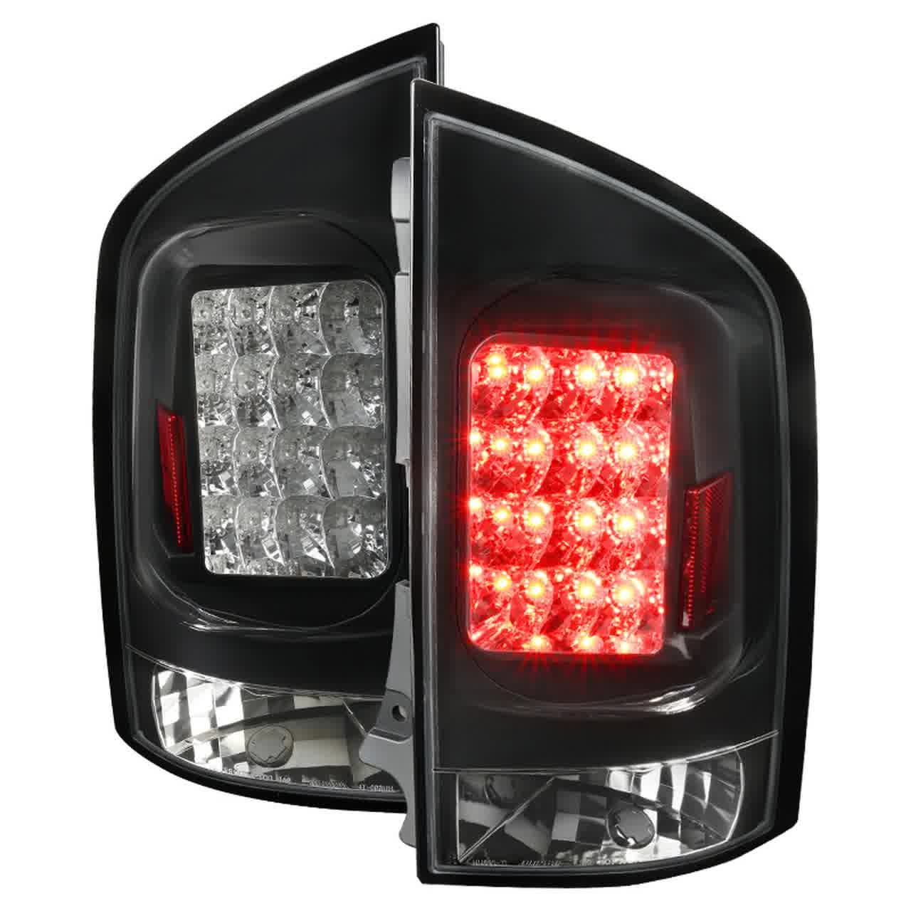 Spec-D Tail Lights Nissan Armada (2005-2015) LED Red / Black / Clear