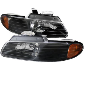 108.00 Spec-D OEM Replacement Headlights Dodge Caravan/Grand Caravan (96-00) Chrome or Black Housing - Redline360