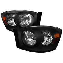 Load image into Gallery viewer, 139.95 Spec-D OEM Replacement Headlights Dodge Ram 1500 (2006-2008) 2500/3500 (2006-2009) Clear / Black / Smoked - Redline360 Alternate Image