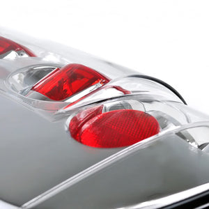 122.00 Spec-D Tail Lights Chevy Silverado (07-14) Altezza Style - Chrome Housing/Clear Lens - Redline360