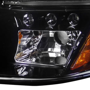 149.95 Spec-D Projector Headlights Ford Mustang (94-98) Halo LED - Black or Chrome - Redline360