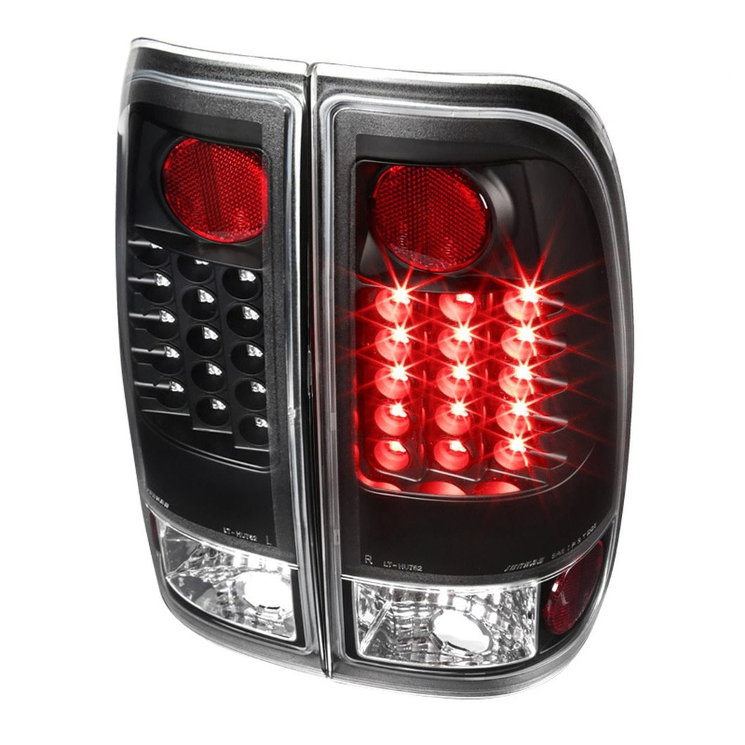 119.99 Spec-D Tail Lights Ford F150 (97-03) F250/F350 (99-07) Styleside  - LED Black / Smoke / Clear - Redline360