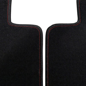 69.95 Spec-D Floor Mats Honda Civic Coupe/Hatch EK (96-00) Black w/ Red Stitching - Front/Rear - Redline360