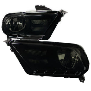 124.00 Spec-D OEM Replacement Headlights Ford Mustang (10-14) Black Housing / Smoke Lens - Redline360