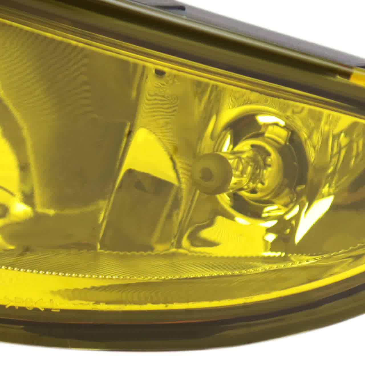 Fog Light Lamp Assembly For 2004-05 Honda Civic – Includes Switch & Bulb, Halogen, Clear Lens