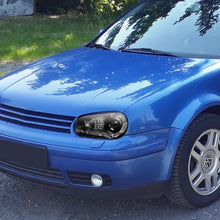 Load image into Gallery viewer, 225.00 Spec-D Projector Headlights VW Golf MK4 / GTI (96-06) Cabrio (99-02) R32 (2004) Black w/ R8 Style LED Strip - Redline360 Alternate Image