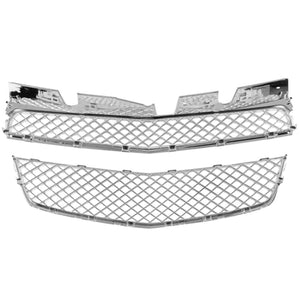 130.00 Spec-D Grill Chevy Equinox (2010-2015) [ABS 2PC Mesh] Chrome or Matte Black - Redline360