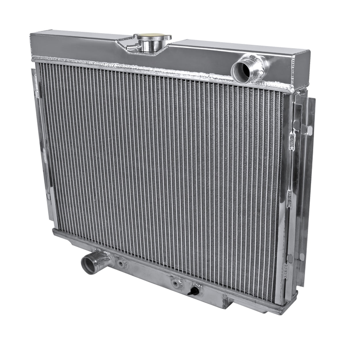 Spec-D Aluminum Radiator Ford Fairlane V8 (1967-1968-1969) 3 Row - Lef ...