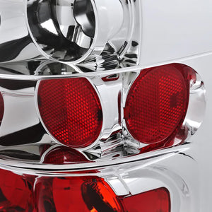 122.00 Spec-D Tail Lights Chevy Silverado (07-14) Altezza Style - Chrome Housing/Clear Lens - Redline360