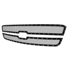 Load image into Gallery viewer, 140.00 Spec-D Grill Insert Chevy Silverado (03-05) Avalanche (03-06) Mesh Black Rivet Style - Redline360 Alternate Image