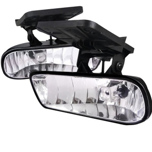 54.00 Spec-D OEM Fog Lights GMC Sierra (99-02) Yukon / Yukon XL (00-06) Chrome Housing - Clear or Smoke Lens - Redline360