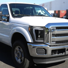 Load image into Gallery viewer, 319.95 Spec-D Projector Headlights Ford F250 / F350 (2011-2016) LED C-Bar - Black / Tinted / Clear - Redline360 Alternate Image
