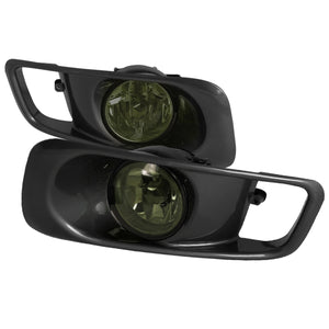 61.00 Spec-D OEM Fog Lights Honda Civic EK (99-00) Chrome Housing -  Yellow / Clear / Smoke Lens - Redline360