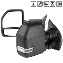 Load image into Gallery viewer, 278.00 Spec-D Towing Mirrors Ford F250/F350/F450/F550 Super Duty (17-19) Power/Heated/Manual w/ LED Turn Signal, Clearance &amp; Aux Lights - Redline360 Alternate Image