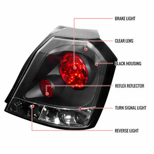 121.00 Spec-D Tail Lights Chevy Aveo (2004-2008) Halogen or LED Bulb - Redline360