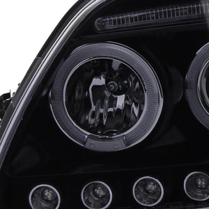 144.95 Spec-D Projector Headlights Ford F150 (97-03) Expedition (97-02) Halo w/ LED Accents - Black or Chrome - Redline360