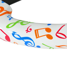 Load image into Gallery viewer, 69.95 Spec-D Steering Wheel (350mm 3-Spoke Musical Notes) 2" Deep Dish - Wood - Redline360 Alternate Image