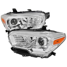 Load image into Gallery viewer, Spec-D Projector Headlights Toyota Tacoma 3rd Gen (2016-2023) Black or Chrome w/ LED - Chrome / w/ OEM LED Alternate Image