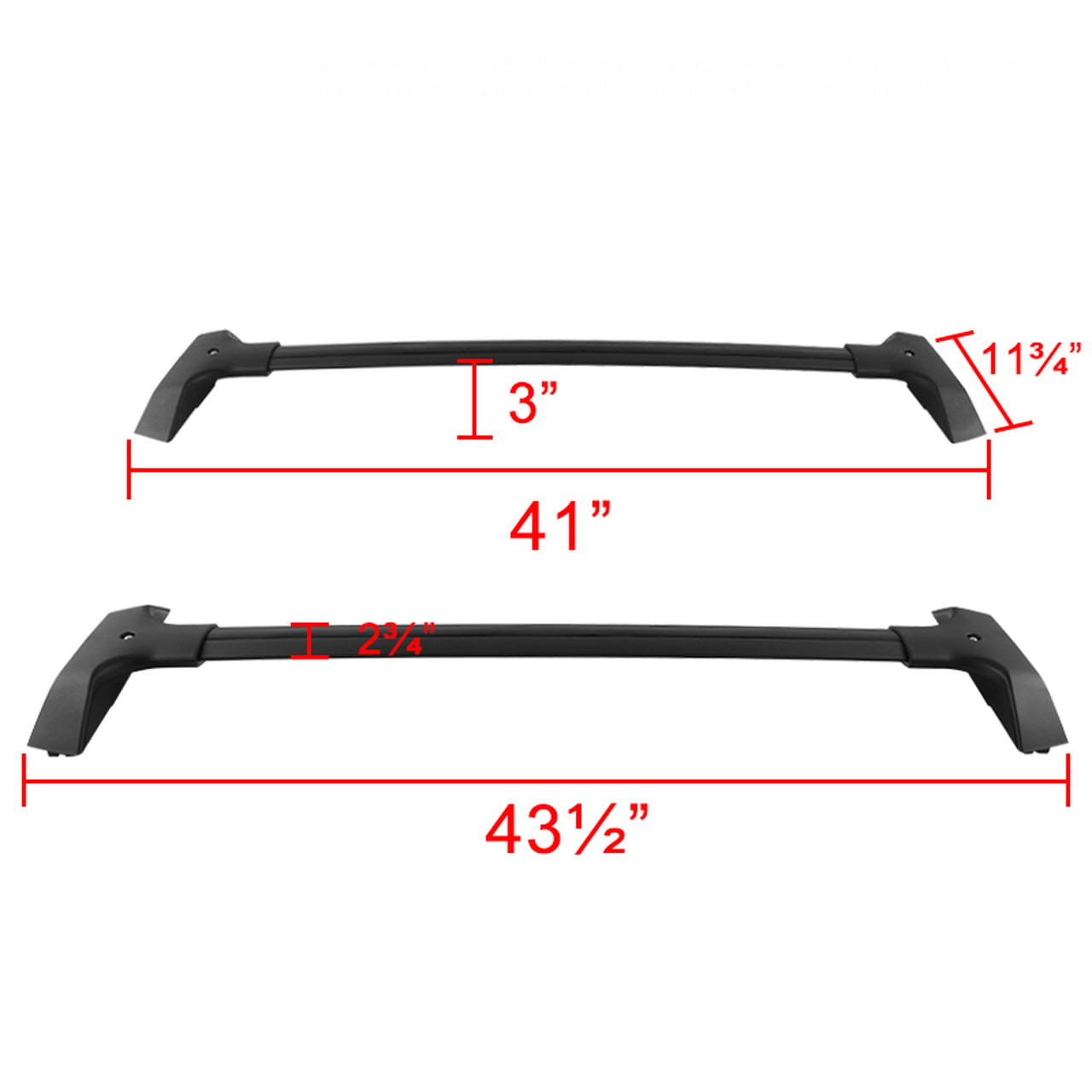 Chevy traverse roof rack cross bars hot sale