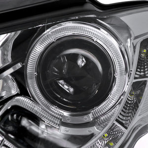 249.95 Spec-D Projector Headlights VW Passat (06-10) Halo w/ LED Bar Black or Chrome - Redline360