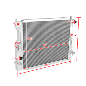 169.95 Spec-D Aluminum Radiator Ford Mustang V6/V8 (2005-2014) 3 Row Core - Redline360