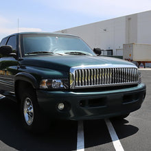 Load image into Gallery viewer, Spec-D Grill Dodge Ram (1994-2002) [Vertical Grille] Chrome or Glossy Black - Chrome Alternate Image