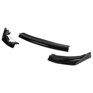 79.70 Spec-D Front Bumper Lip Honda Fit (2014-2017) 3 Piece - Matte or Glossy Black - Redline360