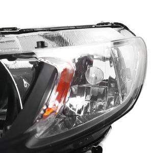 175.00 Spec-D Projector Headlights Honda Civic Sedan (03-07) [Retro Style] Matte Black Housing / Clear Lens - Redline360