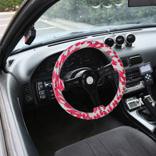 Load image into Gallery viewer, Spec-D Steering Wheel (350mm 3-Spoke Hawaii Pink Floral) 2" Deep Dish - Wood - Default Title Alternate Image