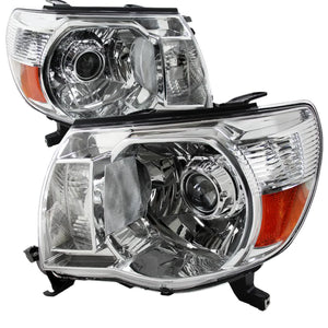 192.00 Spec-D Projector Headlights Toyota Tacoma (2005-2011) Black or Chrome Housing - Redline360