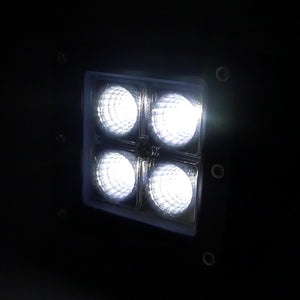 49.00 Spec-D 3" LED Cube Fog Light  [16W - 6000K] Off Road - Flood or Spot Beam - Redline360