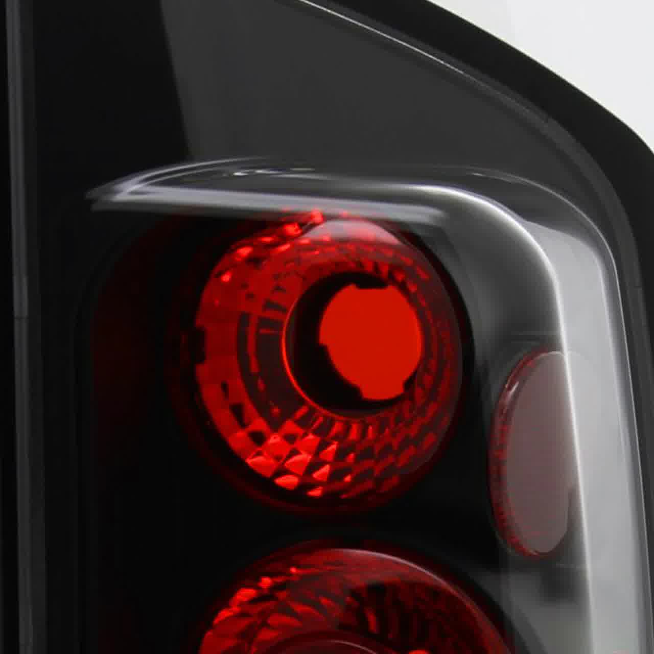 SpecD Tail Lights Nissan Armada (20052015) [Altezza Style] Black or