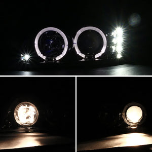 Spec-D Projector Headlights Ford Mustang (99-04) Dual Halo - Black or ...