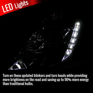 269.95 Spec-D Projector Headlights Nissan 350Z w/ HID (03-05) SMD LED Strip - Black or Chrome - Redline360