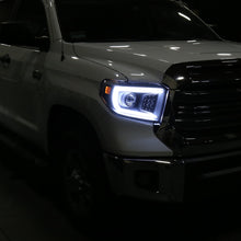 Load image into Gallery viewer, 289.95 Spec-D Projector Headlights Tundra (14-21) w/ C-Bar LED Turn Signal Lights - Black or Chrome - Redline360 Alternate Image