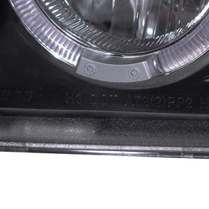 189.95 Spec-D Projector Headlights Ford F150 / F250 / F350 / Bronco (92-96) Dual LED Halo Chrome / Black - Redline360