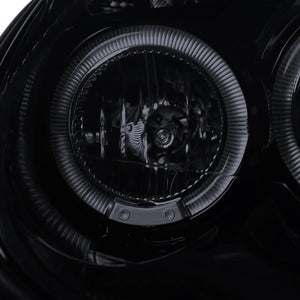 176.00 Spec-D Projector Headlights Dodge Neon & SRT4 (03-05) Dual LED Halo - Black or Chrome - Redline360