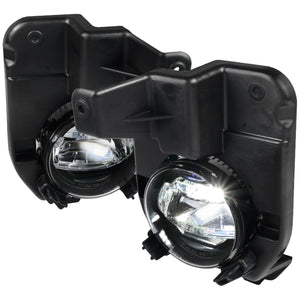108.00 Spec-D Fog Lights Ford Explorer (2011-2015) Chrome Housing / Clear Lens - LED or OEM Lights - Redline360