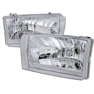 80.00 Spec-D OEM Replacement Headlights Ford Excursion (2000-2004) w/ or w/o LED Light - Redline360