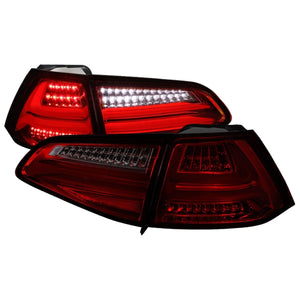 299.95 Spec-D LED Tail Lights VW Golf / GTI MK7 (2015-2017) Smoke, Red or Clear - Redline360