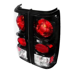 65.00 Spec-D Tail Lights Chevy S10 (82-93) S10 Blazer (83-94) [Altezza Style] Black or Chrome Housing - Redline360