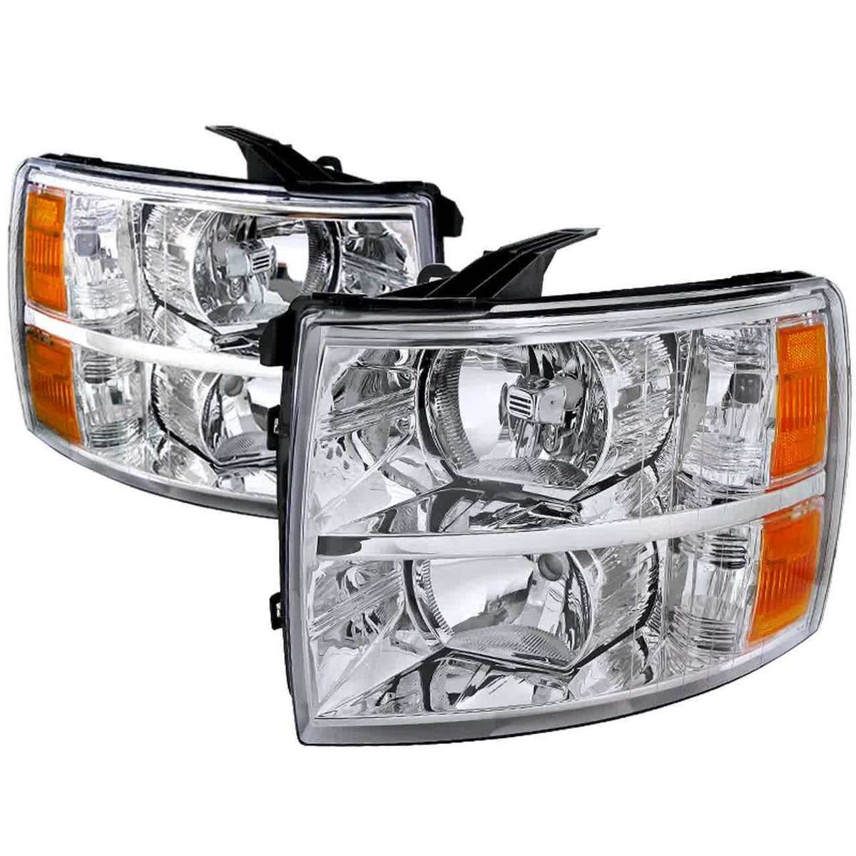 Spec-D OEM Replacement Headlights Chevy Silverado (2007-2014) Clear or ...