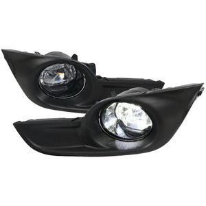 102.00 Spec-D Fog Lights Nissan Altima Sedan (2013-2015) Chrome Housing - Clear - OEM or SMD LED Projector - Redline360