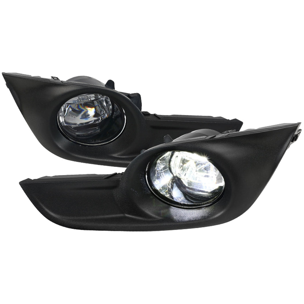 thumbnail image 2 of Pair Of Gloss Black Fog Light Bezels/Covers For 2013-2015 Nissan Altima Sedan (US Models) 2 of 10