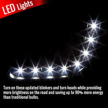 Load image into Gallery viewer, Spec-D Projector Headlights Ford F150 (97-04) Expedition (97-02) w/ SMD LED Light Strip - Black or Chrome - Matte Black/Clear Lens Alternate Image