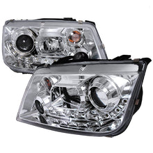 Load image into Gallery viewer, 189.95 Spec-D Projector Headlights VW Jetta MK4 (99-04) w/ Audi R8 Style LED Strip - Black or Chrome - Redline360 Alternate Image