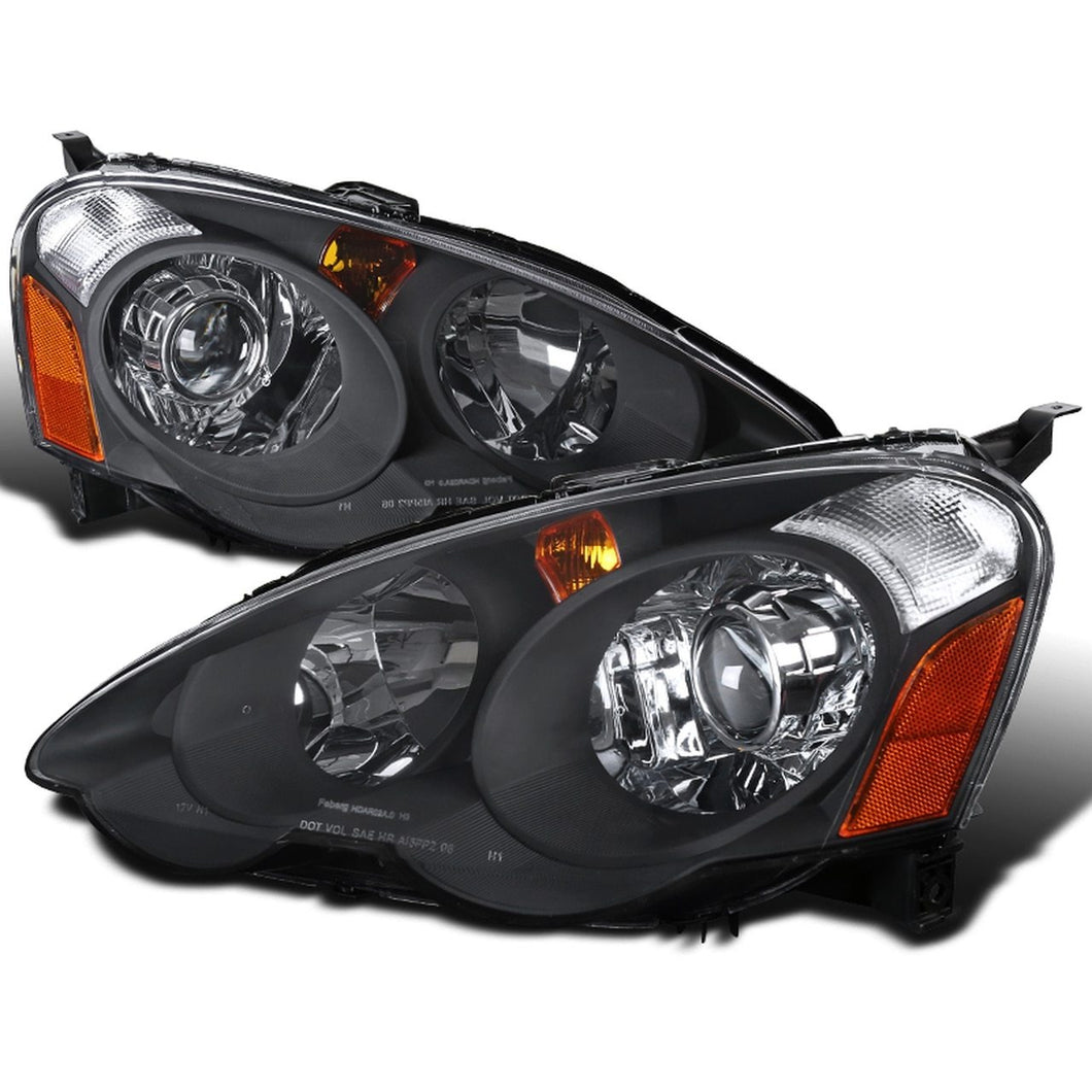 179.95 Spec-D OEM Replacement Headlights Acura RSX & Type-S (02-04) Black / Smoked - Redline360