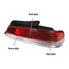 Load image into Gallery viewer, 109.95 Spec-D Tail Lights Honda Prelude (1997-2001) Red/Clear - Redline360 Alternate Image