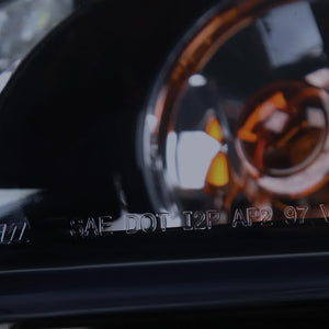 159.95 Spec-D Projector Headlights Pontiac Grand Prix (97-03) LED Halo - Black or Chrome - Redline360